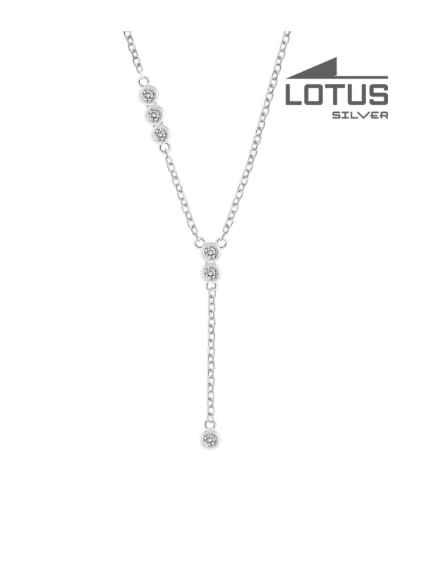 LOTUS SILVER NECKLACE 